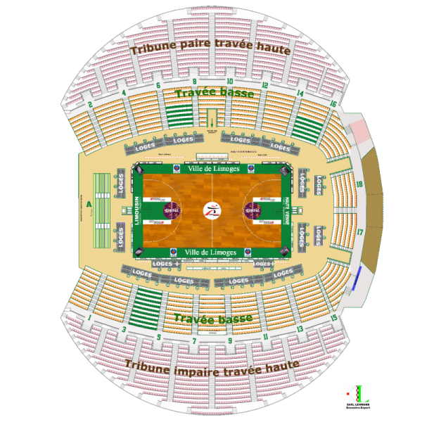 Стадион-проведения событий Палаис Спорт Бебланк