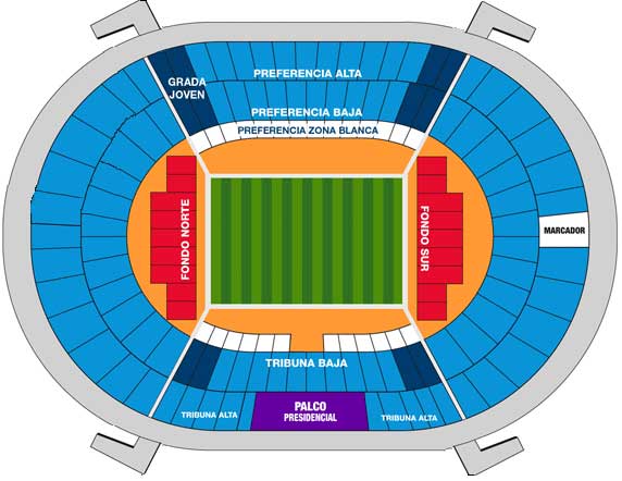 Стадион-проведения событий Эстадио Медитерранно