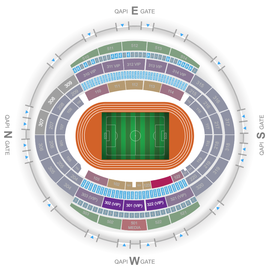 Стадион-проведения событий Бакинский Олимпийский стадион