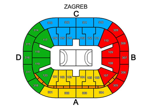 Стадион-проведения событий Арена Загреб (Arena Zagreb)