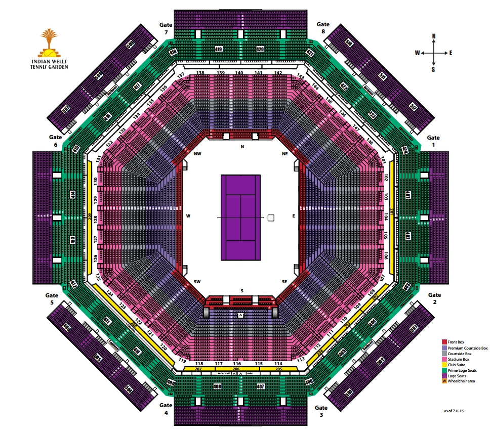 Стадион-проведения событий Индиан-Уэллс