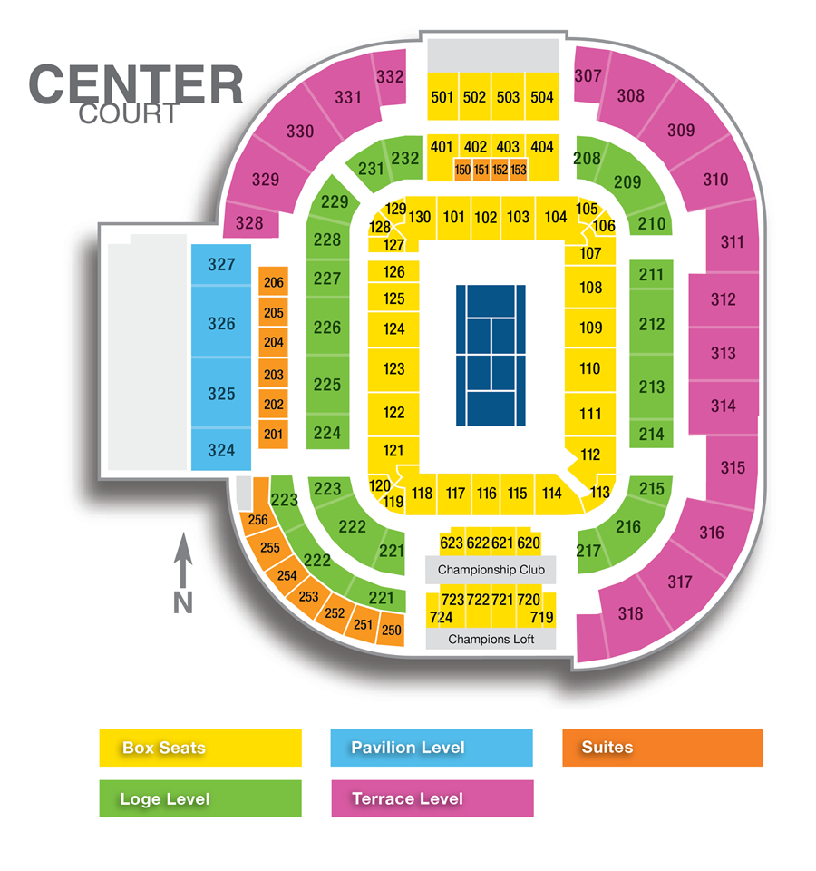 Стадион-проведения событий Линднер Фэмили Теннис Центр (Lindner Family Tennis Center)