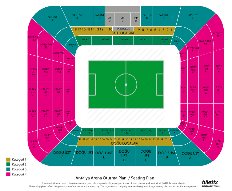 Стадион-проведения событий Анталия Арена