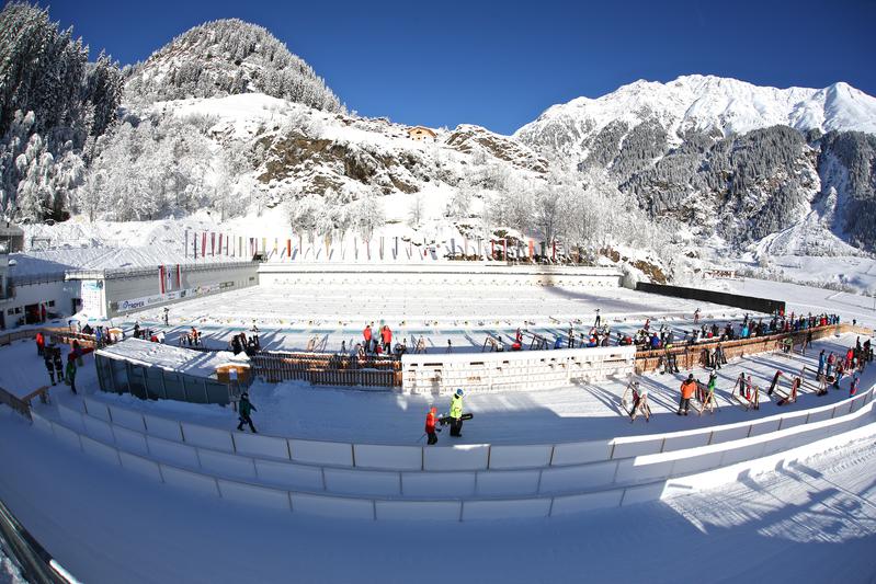 Стадион-проведения событий Биатлонная трасса Риднау