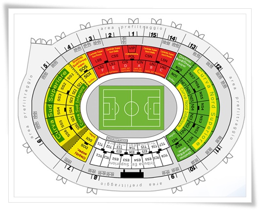 Стадион-проведения событий Виа дель Маре
