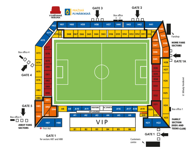 Стадион-проведения событий Generali Arena