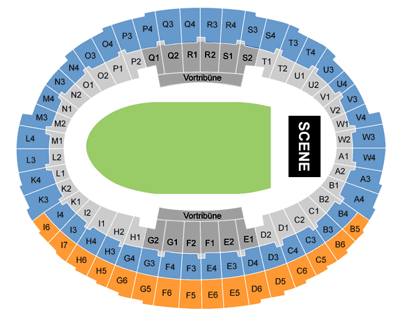 Стадион-проведения событий Olympiahalle