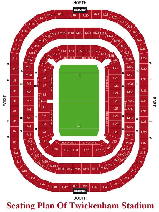 Стадион-проведения событий Туикенем (Twickenham Stadium)