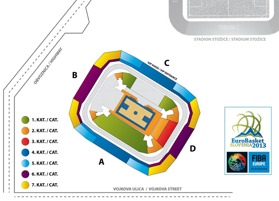 Стадион-проведения событий Stozice Arena