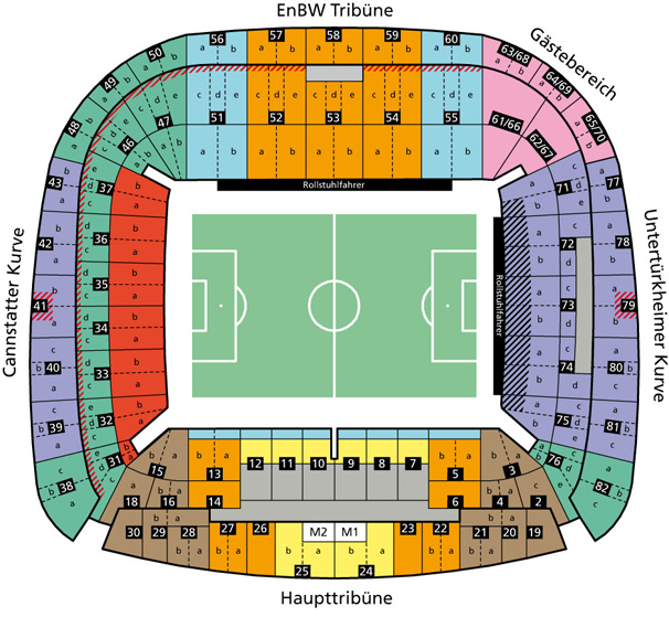 Стадион-проведения событий Мерседес-Бенц-Арена (Mercedes-Benz Arena)