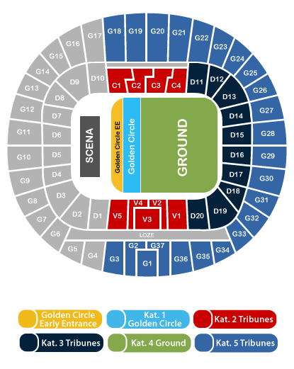 Стадион-проведения событий National Stadium