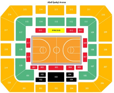 Стадион-проведения событий Абди Ипекчи Арена (Abdi Ipekci Arena)