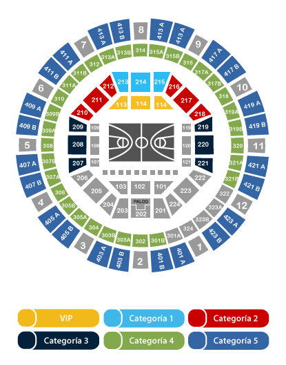 Стадион-проведения событий Fernando Buesa Arena