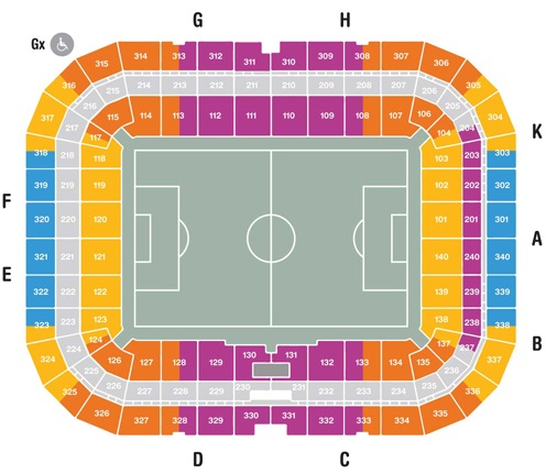 Стадион-проведения событий Friends Arena