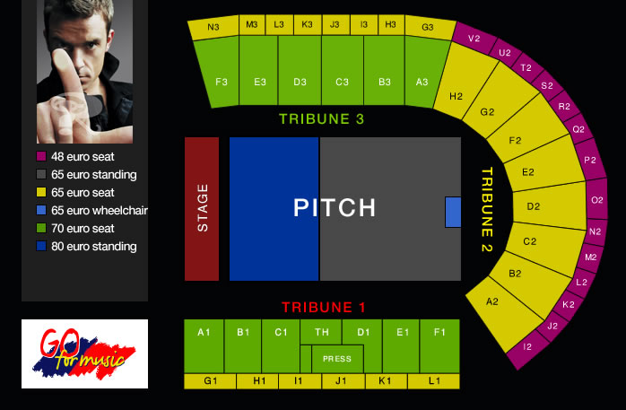 Стадион-проведения событий Стадион короля Бодуэна