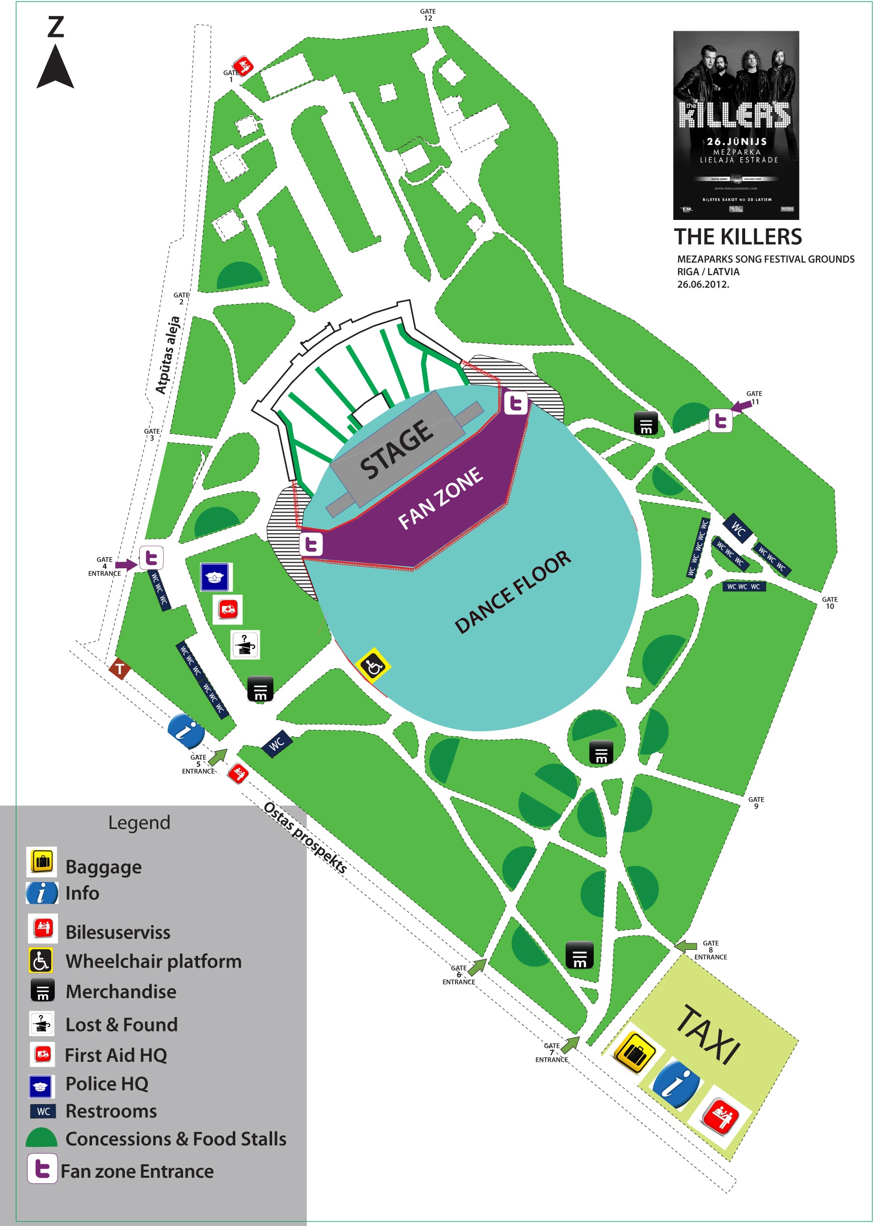 Стадион-проведения событий Летняя эстрада Межапарка