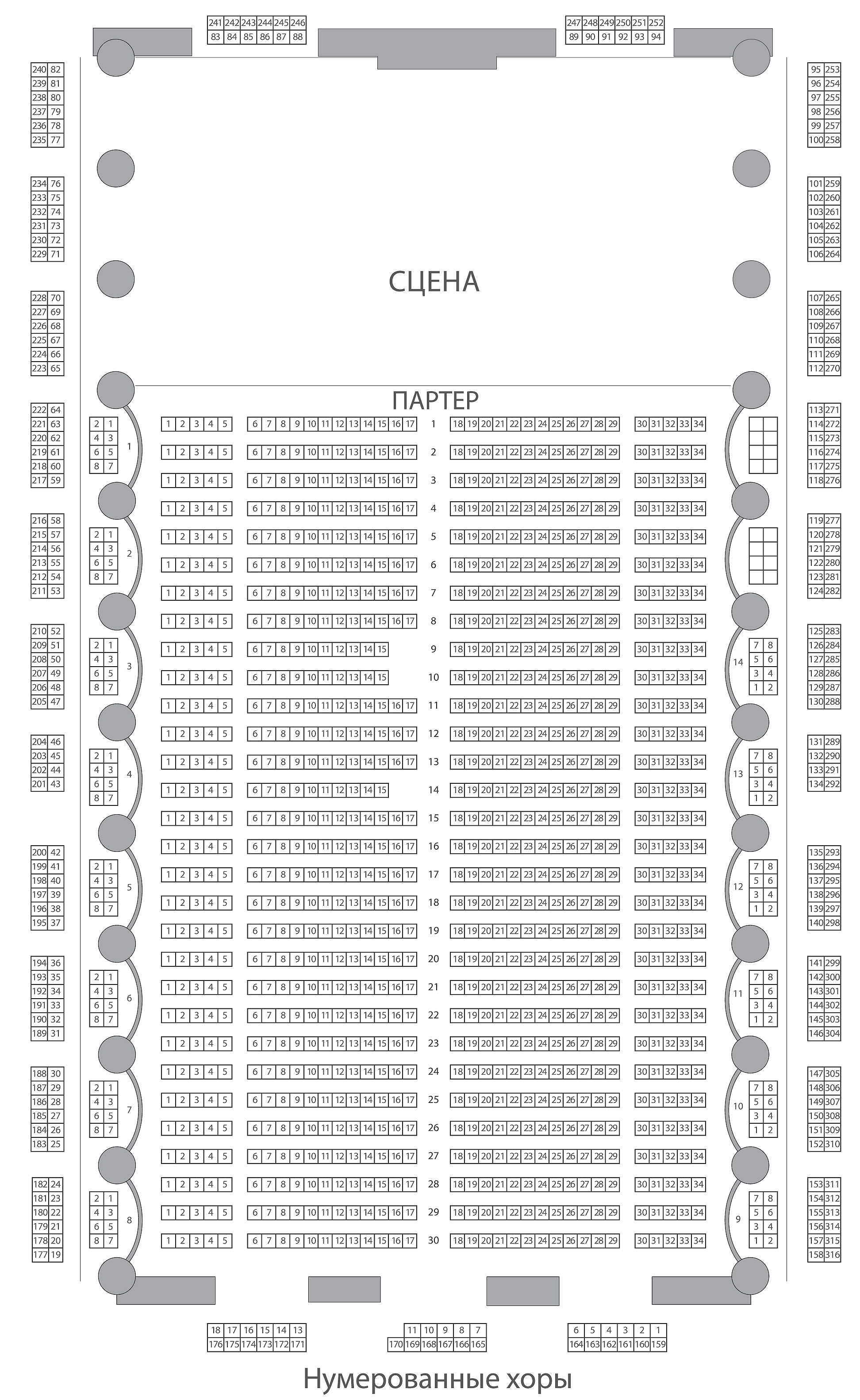 Стадион-проведения событий Большой зал филармонии Санкт-Петербурга