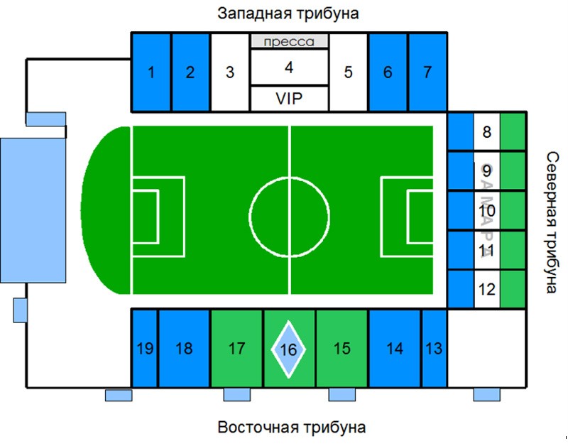 Стадион-проведения событий Металлург