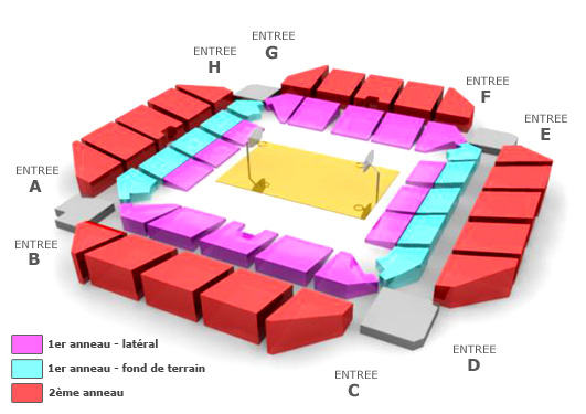 Стадион-проведения событий Palais des Sports