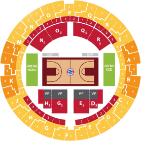 Стадион-проведения событий Audi Dome