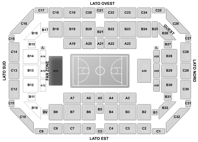 Стадион-проведения событий Медиоланум Форум (Mediolanum Forum)