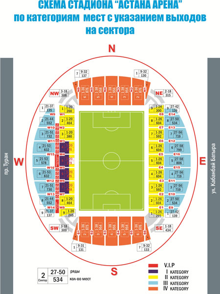 Стадион-проведения событий Астана Арена