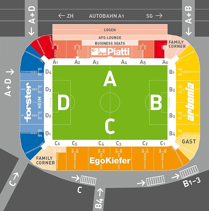 Стадион-проведения событий АФГ Арена