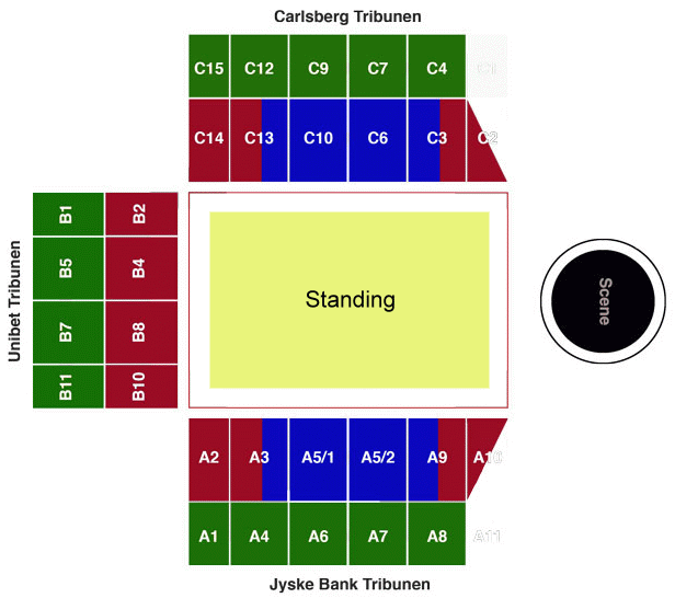 Стадион-проведения событий Паркен (Parken Stadium)