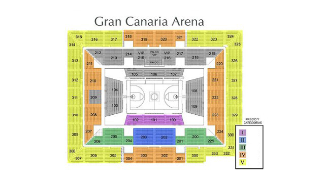 Стадион-проведения событий Gran Canaria Arena