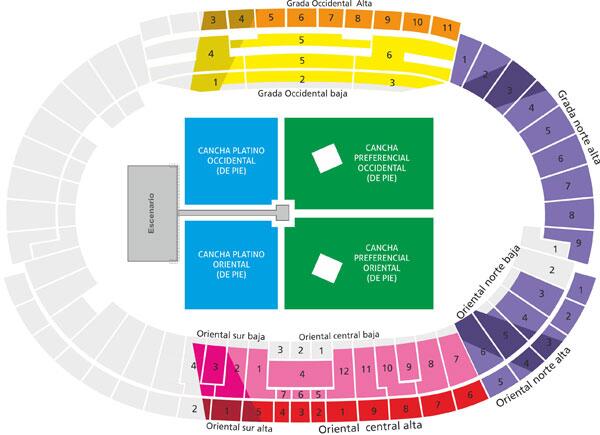 Стадион-проведения событий Estadio El Campin