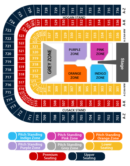 Стадион-проведения событий Croke Park Stadium