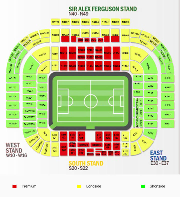 Стадион-проведения событий Олд Траффорд (Old Trafford)