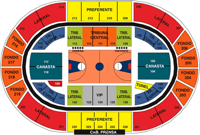 Стадион-проведения событий Pabellon Municipal Fuente de San Luis