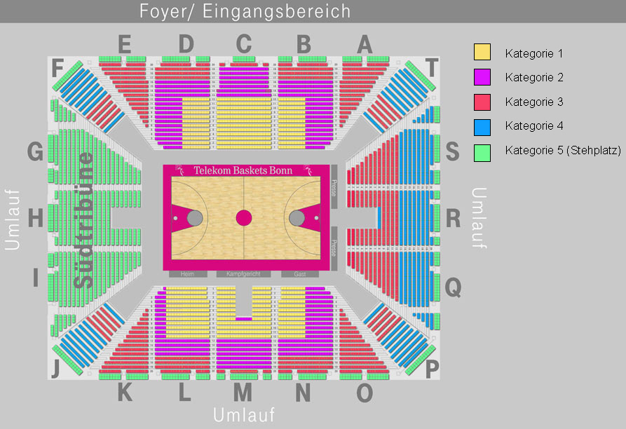 Стадион-проведения событий Telekom Dome
