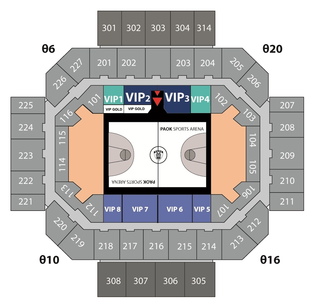 Стадион-проведения событий PAOK Sports Arena