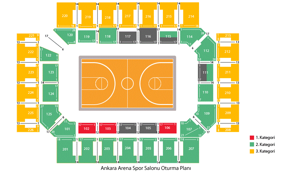 Стадион-проведения событий Анкара Арена