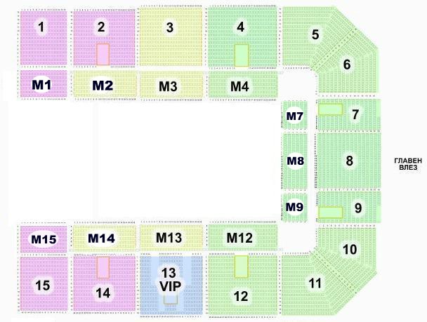 Стадион-проведения событий Борис Траджковски СЦ (Boris Trajkovski Sports Center)