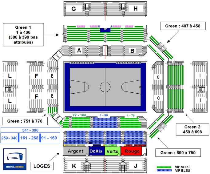 Стадион-проведения событий Mons Arena