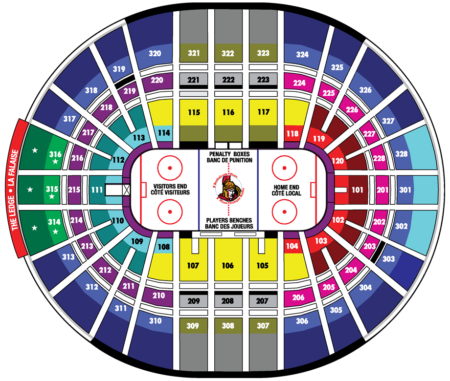 Стадион-проведения событий Канадиен Тайер Центр (Canadian Tire Centre)