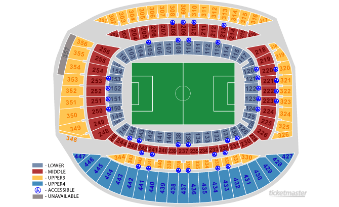 Стадион-проведения событий Soldier Field