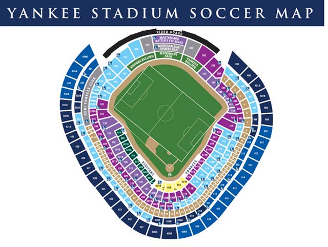 Стадион-проведения событий Янки Cтэдиум (Yankee Stadium)
