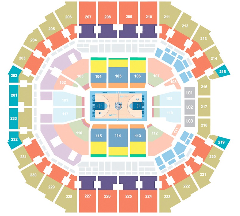 Стадион-проведения событий Spectrum Center (Time Warner Cable Arena)