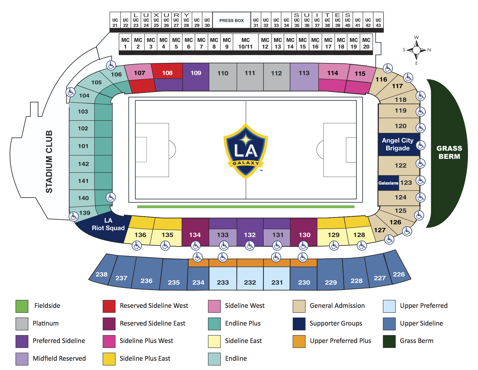 Стадион-проведения событий Dignity Health Sports Park (StubHub Center)