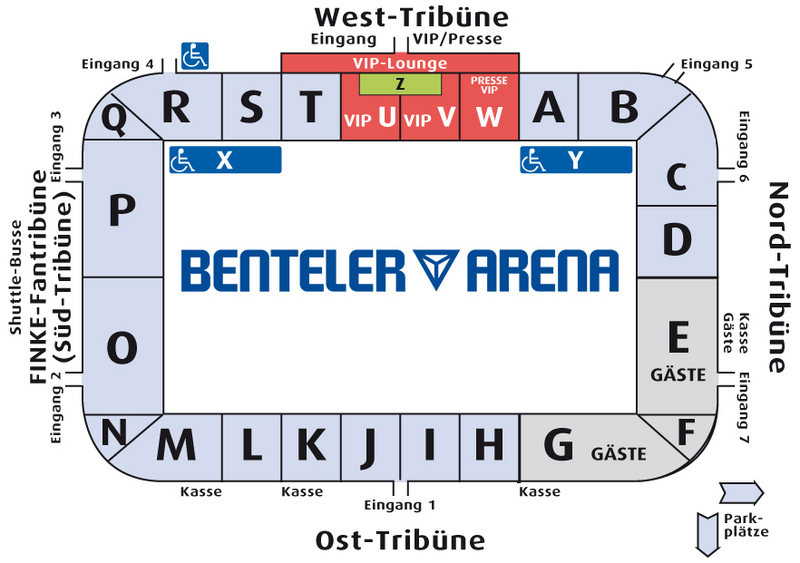 Стадион-проведения событий Бентелер Арена (Benteler Arena)